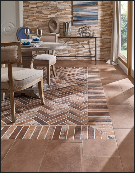 The Dramatic and Versatile Look of Brick Porcelain Tile